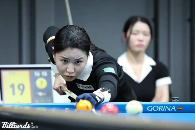 32강에 올라간 김진아(하나카드).