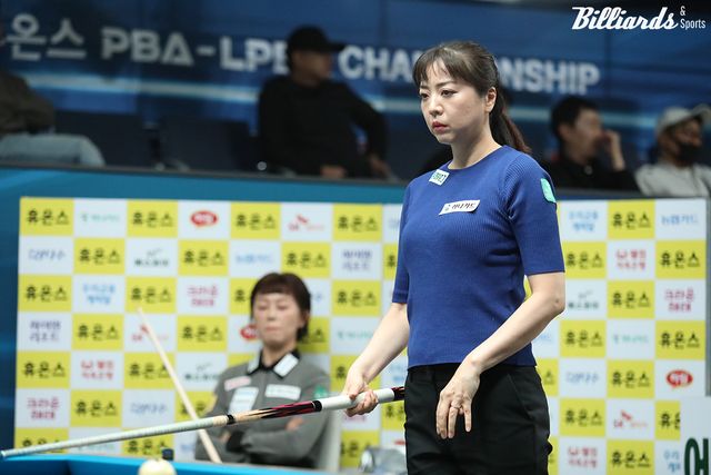 김가영에게 져 32강에서 탈락한 사카이.