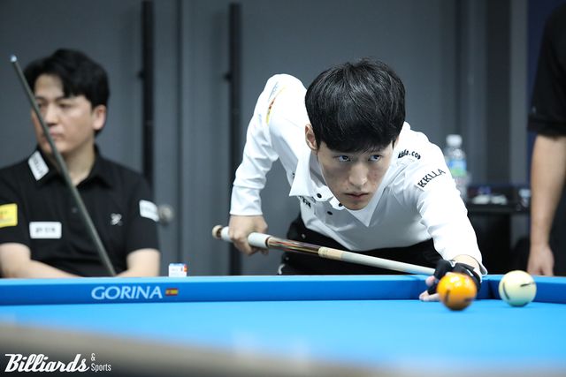 128강전에서 김홍민은 5차 투어에서 패했던 권혁민에게 승부치기에서 복수에 성공했다.