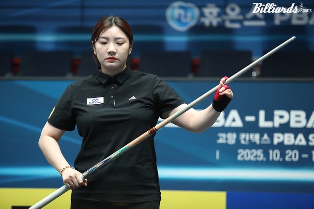 심지유는 이번 시즌 2차 투어 하나카드 챔피언십에서 16강 돌풍을 일으켰다.