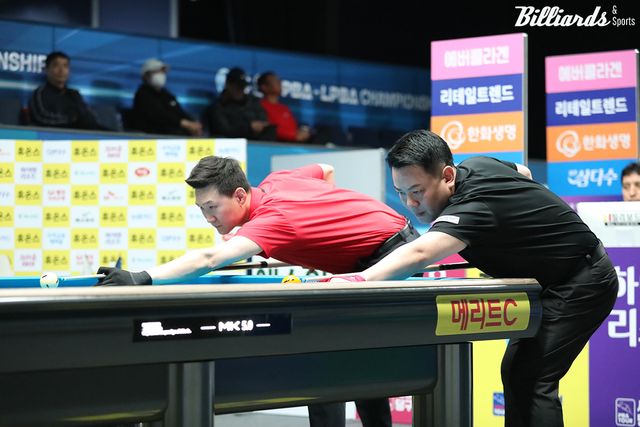 조재호 대 이희진의 128강전 뱅킹 장면.