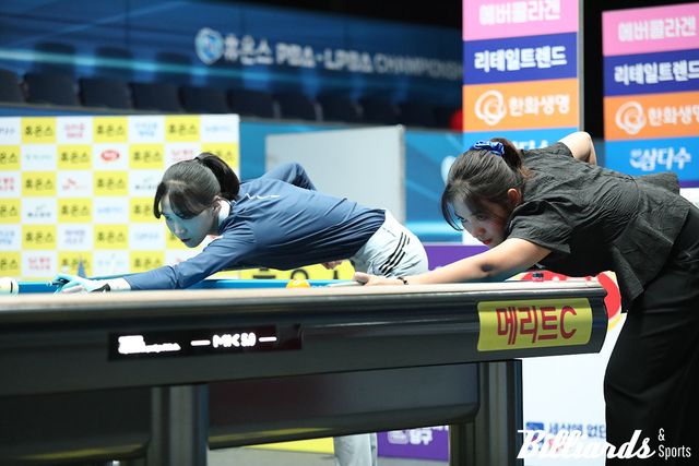 김다희와 스롱 피아비의 16강전 뱅킹