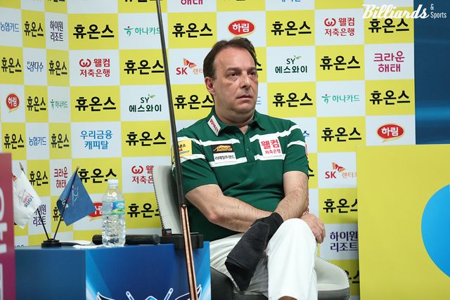 다니엘 산체스(웰컴저축은행)는 안토니오 몬테스(NH농협카드)에게 3-1로 승리했다.