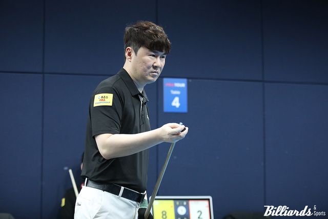 주시윤은 애버리지 2.000과 하이런 9점 등 맹타를 휘둘러 서현민(에스와이)을 제압했다.