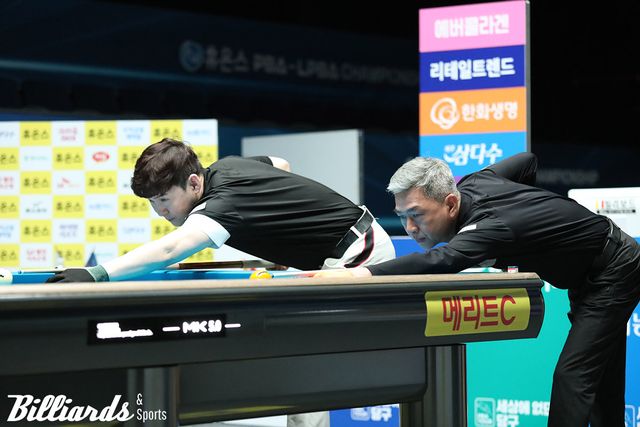 주시윤과 마민껌의 8강전 뱅킹.