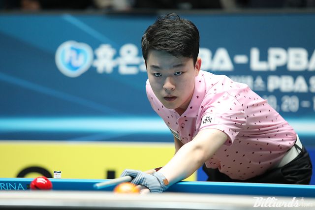 김영원(하림)이 휴온스 PBA 챔피언십 결승에 올라가며 통산 두 번째 프로당구 정상에 도전한다.&nbsp; 사진=고양/이용휘 기자