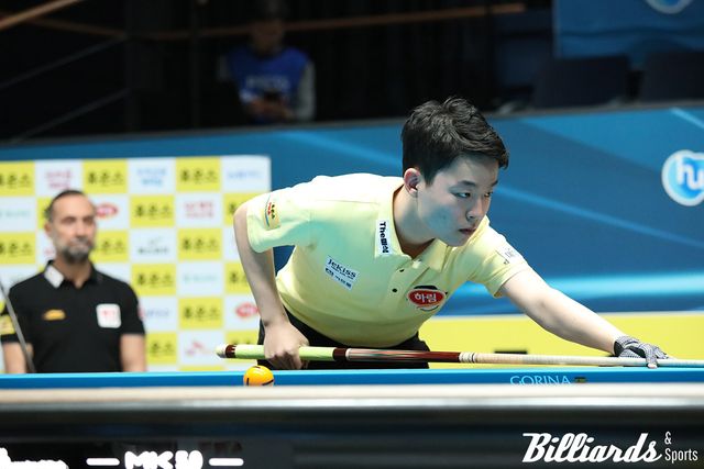 세미 사이그너를 꺾고 준결승에 오른 김영원.