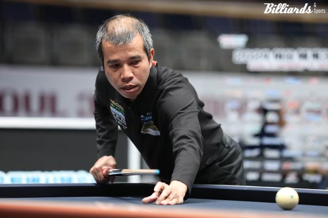 현역 아시아 선수 중 3쿠션 당구월드컵을 가장 많이 우승(4회)한 쩐뀌엣찌엔(베트남).