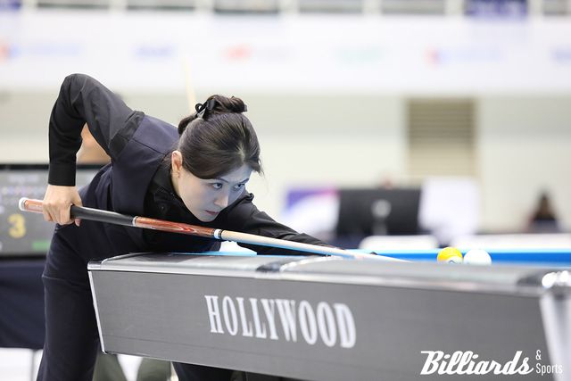 임윤미가 남원당구선수권과 경남고성군수배에 이어 전국체전에서 3개 대회 연속 우승에 도전한다. 사진=부산/이용휘 기자