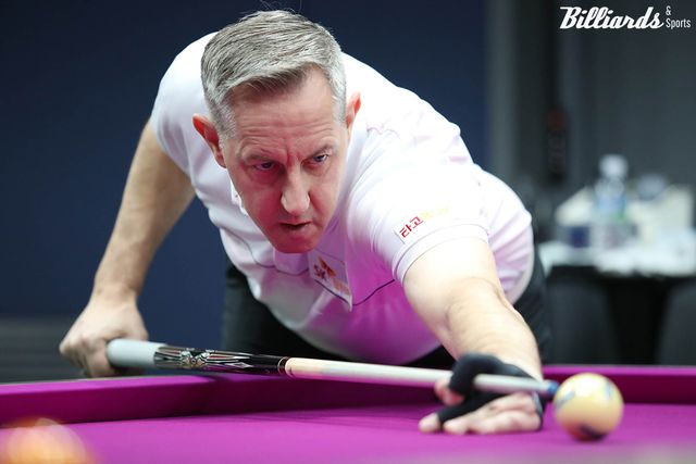 32강에서 김준태와 대결하는 에디 레펀스(SK렌터카).