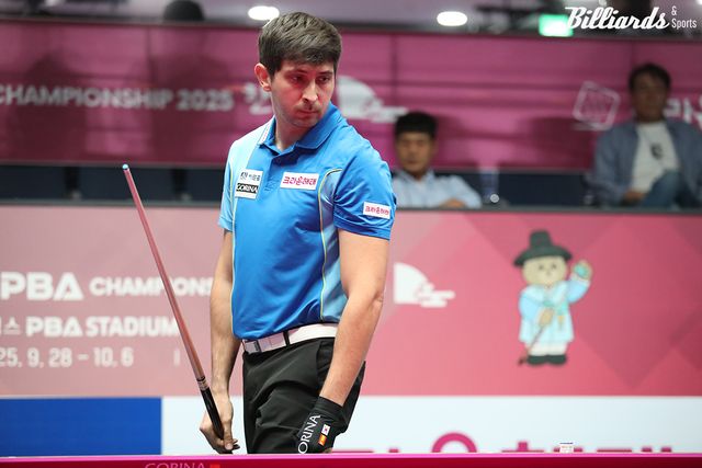 마르티네스는 애버리지 2.813로 로빈슨 모랄레스(휴온스)를 3-0으로 제압했다.