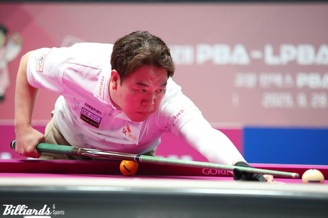 지난 시즌 한가위 당구왕에 올랐던 강동궁(SK렌터카)이 고상운에게 2-3으로 패해 32강에서 탈락했다.&nbsp; 사진=고양/이용휘 기자