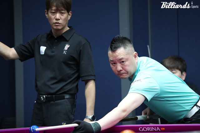 애버리지 2.154로 이상대(휴온스)를 꺾고 오랜만에 16강에 올라온 서현민(에스와이).