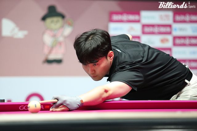 와일드카드로 프로당구 PBA 5차 투어에 출전한 이동규(29)가 다니엘 산체스(웰컴저축은행)에 이어 쩐득민(하림)을 꺾고 세계 정상급 선수들과 어깨를 나란히했다.&nbsp; 사진=고양/이용휘 기자