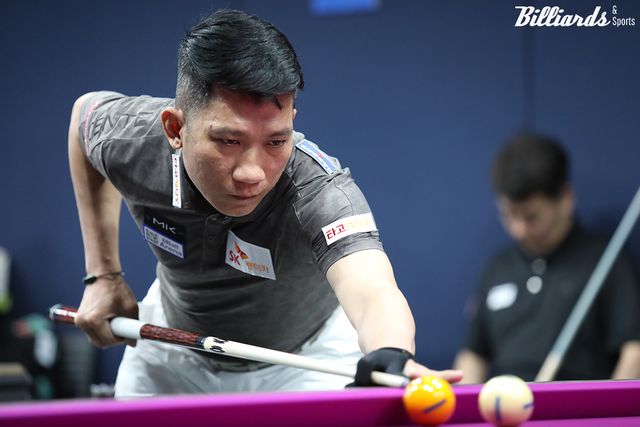 32강전에서 이동규와 대결하는 베트남의 강호 응오딘나이(SK렌터카).