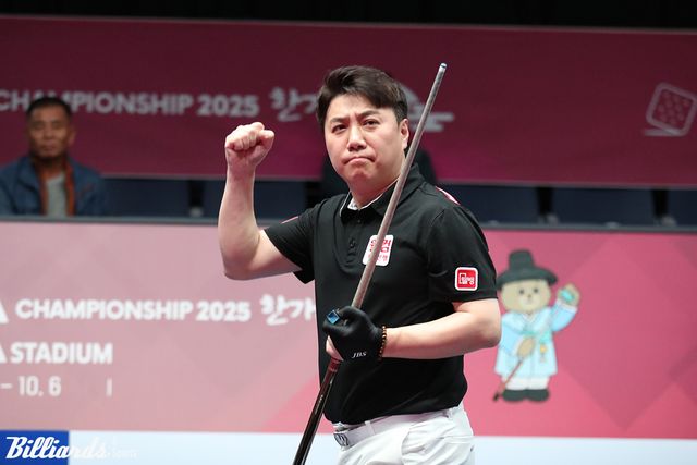 김종원(웰컴저축은행)이 다비드 사파타(우리금융캐피탈)에게 5년 3개월여 만에 복수에 성공하며 시즌 첫 8강에 진출했다.&nbsp; 사진=고양/이용휘 기자