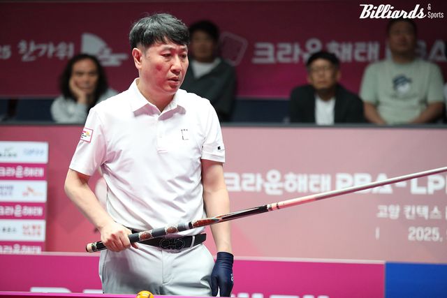 강민구에게 2-0으로 앞서다가 2-3으로 역전패한 신남호.