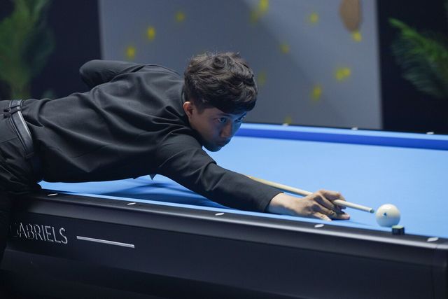 애버리지 3.000으로 강호 페드로 피에드라부에나(미국)를 꺾은 베트남의 응우옌반타이.