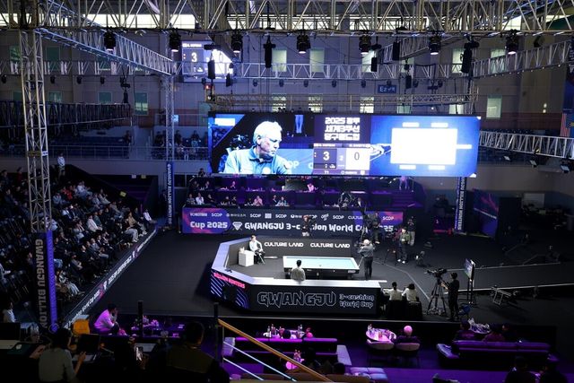 2025 광주 세계3쿠션당구월드컵이 결승전 전석 매진을 기록하며 흥행에 성공했다.&nbsp; 사진=KBF 제공