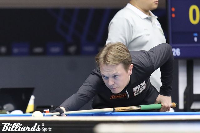 최근 막을 내린 광주 당구월드컵에서 공동3위에 오르며 네덜란드의 차세대 당구 스타로 떠오른 글렌 호프만.