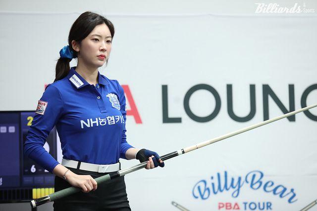 2세트에서 7점을 치며 활약한 정수빈(NH농협카드).