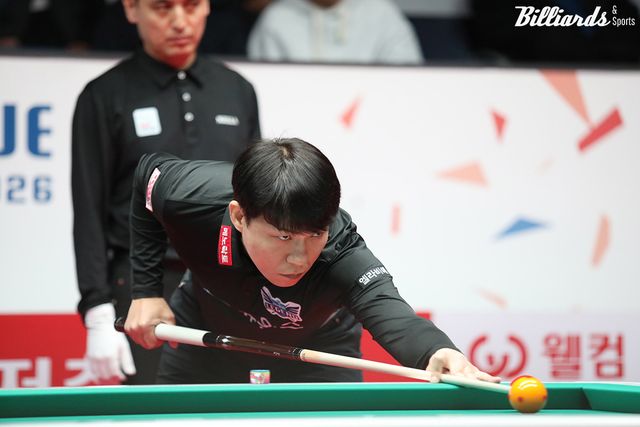 4, 5세트를 승리한 최성원(휴온스).