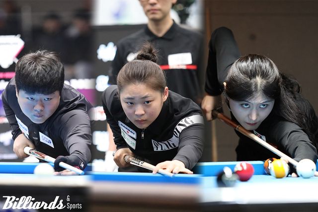 조명우, 김하은, 임윤미가 올해 마지막 대회인 '대한체육회장배' 마저 휩쓸지 당구팬들의 관심이 집중된다. 사진=빌리어즈 DB