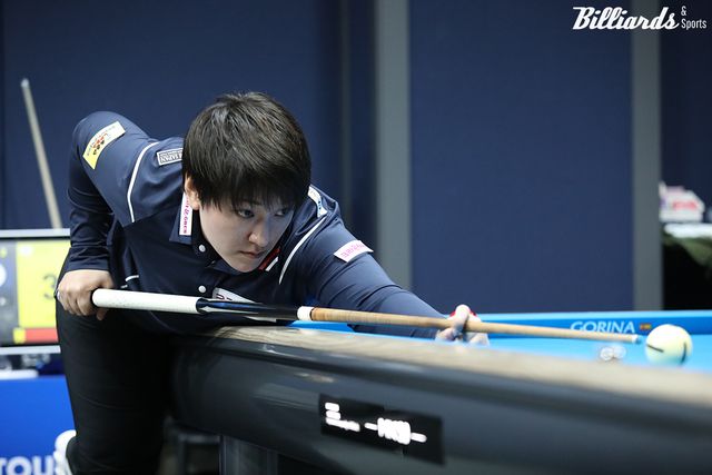 22-23시즌에 열린 '하이원리조트 챔피언십' 첫 대회에서 우승한 히가시우치 나쓰미.