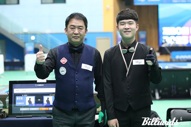 공동3위에 오른 송현일-김도현