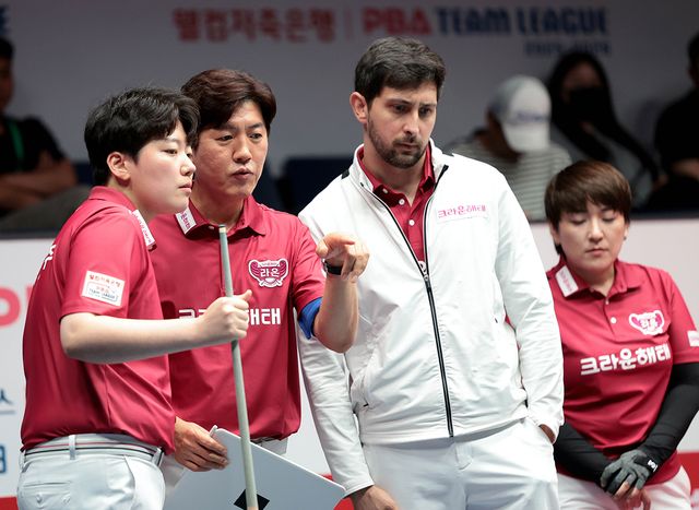 크라운해태 백민주, 김재근, 다비드 마르티네스(스페인), 히가시우치 나쓰미(일본).