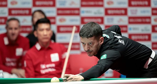 무라트 나지 초클루(튀르키예)는 김병호와 호흡을 맞춰 1세트 3이닝에 퍼펙트큐 11점을 기록했다.