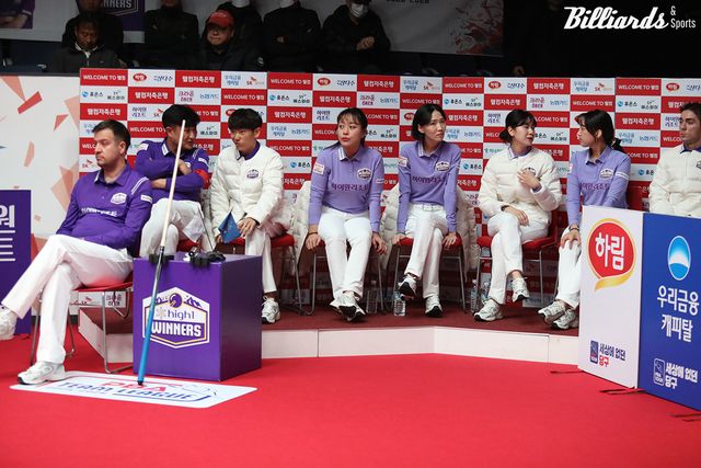 하이원리조트 선수들.&nbsp; 사진=김민영 기자