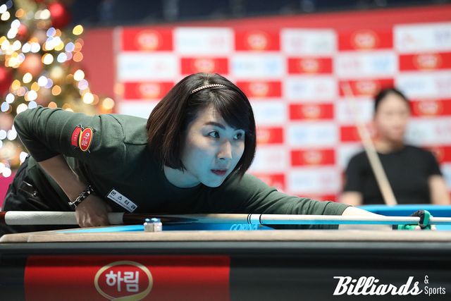 하이런 12점을 치고 애버리지 2.500으로 PPQ를 통과한 김보름.