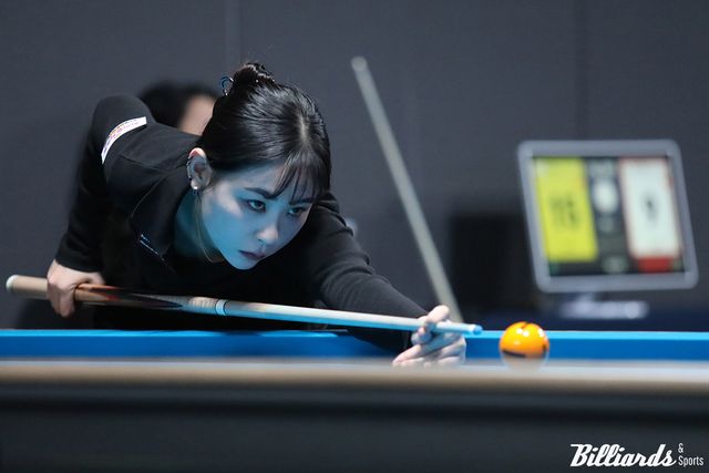 송민지는 애버리지 1.316과 하이런 8점 등 맹타를 휘둘러 김세연(휴온스)을 제압했다.