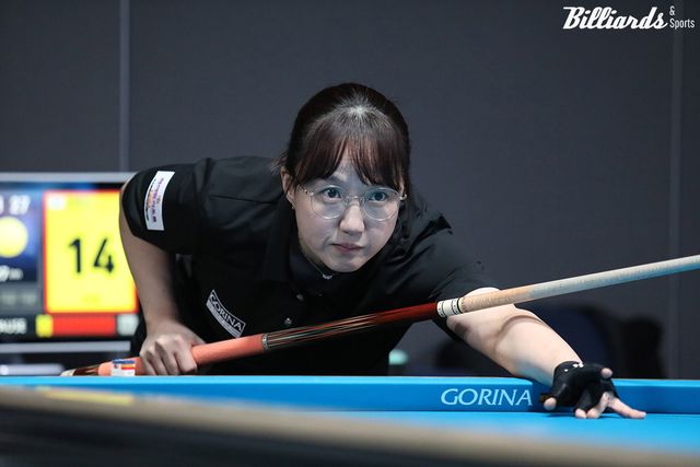 임경진과 32강에서 대결하는 장혜리.