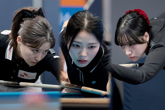 조예은, 김도경, 장가연 등 LPBA 루키들이 무사히 예선 1라운드를 통과하고 64강 진출을 노린다. 사진=PBA 제공