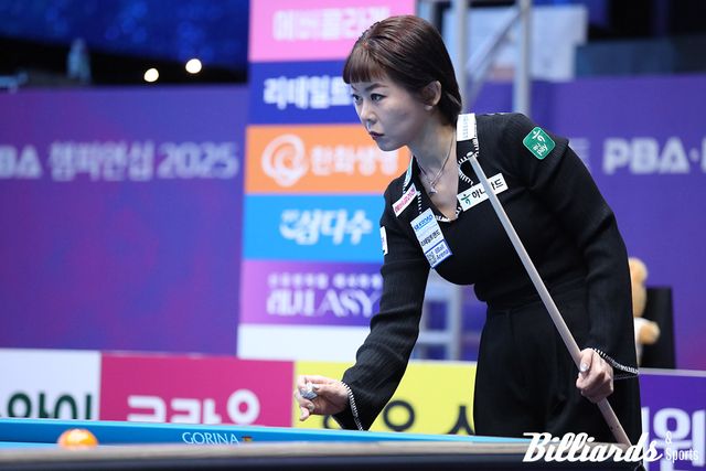 23:16으로 김효주를 꺾고 32강에 오른 김가영.