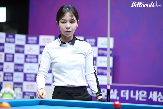 김민영은 16강에서 김보미(NH농협카드)와 8강 진출을 다툰다.