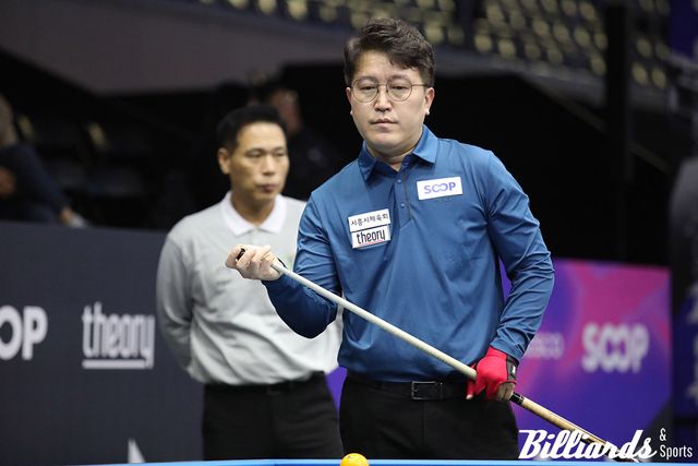 끝내기 하이런 8점으로 1점 차 역전승을 거두고 조 1위에 오른 황봉주.