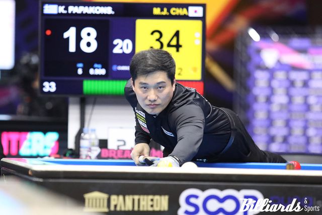 1승 1패를 거둔 차명종은 애버리지에서 서창훈을 앞서며 조 1위를 차지했다.