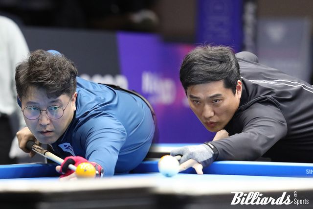 황봉주와 차명종이 나란히 조 1위에 올라 Q라운드를 통과하고 32강에 안착했다. 사진=광주/이용휘 기자