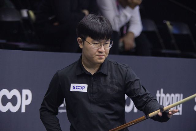 김건윤은 예선 2라운드와 3라운드에서 연일 하이런 14점, 13점의 장타를 터트렸다.