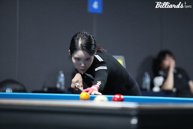 이우경(에스와이)은 지난 시즌에 이어 2회 연속 하이원리조트 챔피언십 8강에 진출했다.