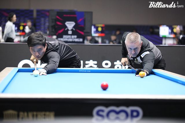 D조에서 프레데리크 쿠드롱(벨기에), 에디 멕스(벨기에), 니코스 폴로크로노폴로스(그리스) 등 세계 최강자들과 대결한 차명종(인천체육회)는 아쉽게 3패로 탈락했다.