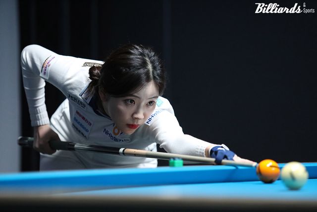 정수빈(NH농협카드)이 7차 투어에서 무섭게 상승세를 몰고 왔다. 정수빈의 합산 애버리지는 1.299로 8명 중 가장 높다.&nbsp; 사진=이용휘 기자