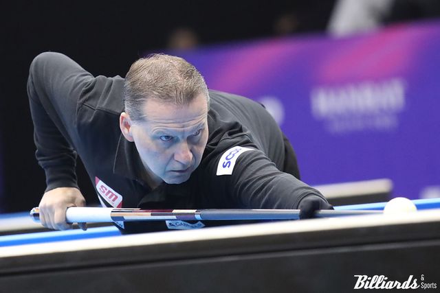 에디 멕스(벨기에)는 조별리그에서 3전 전승을 거두며 종합 애버리지 3.076을 기록했다.