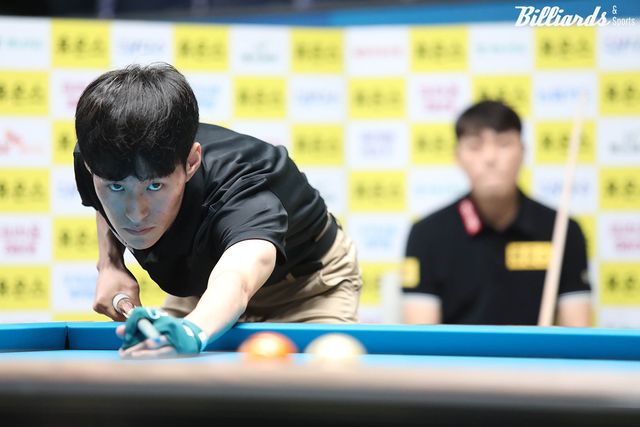 김홍민은 PBA 1부 투어에서 최성원(휴온스), 조재호(NH농협카드), 에디 레펀스(SK렌터카) 등 최정상 선수들에게 승리한 바 있다.