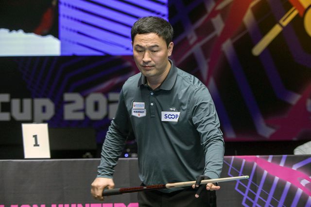 8강에서 조명우에게 아쉽게 패한 최완영(광주). SOOP 제공