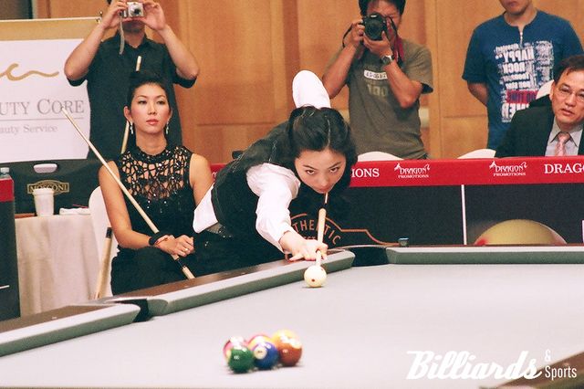 자넷 리와 대결 중인 차유람.