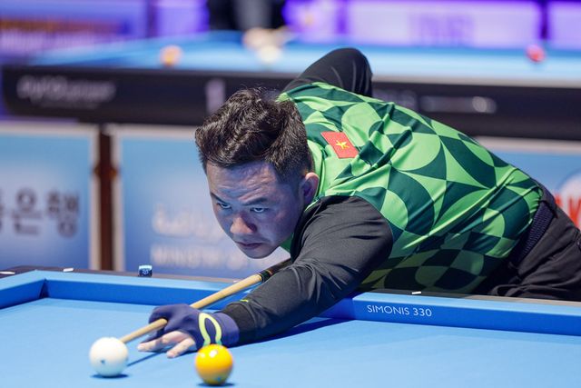 15이닝 만에 40점을 완성하며 애버리지 2.667을 기록한 바오프엉빈.